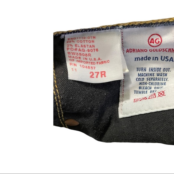 Adriano Goldschmied the stilt jean straight leg size 27 womens - Picture 9 of 10